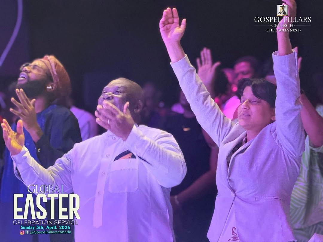 Congregation in prayer